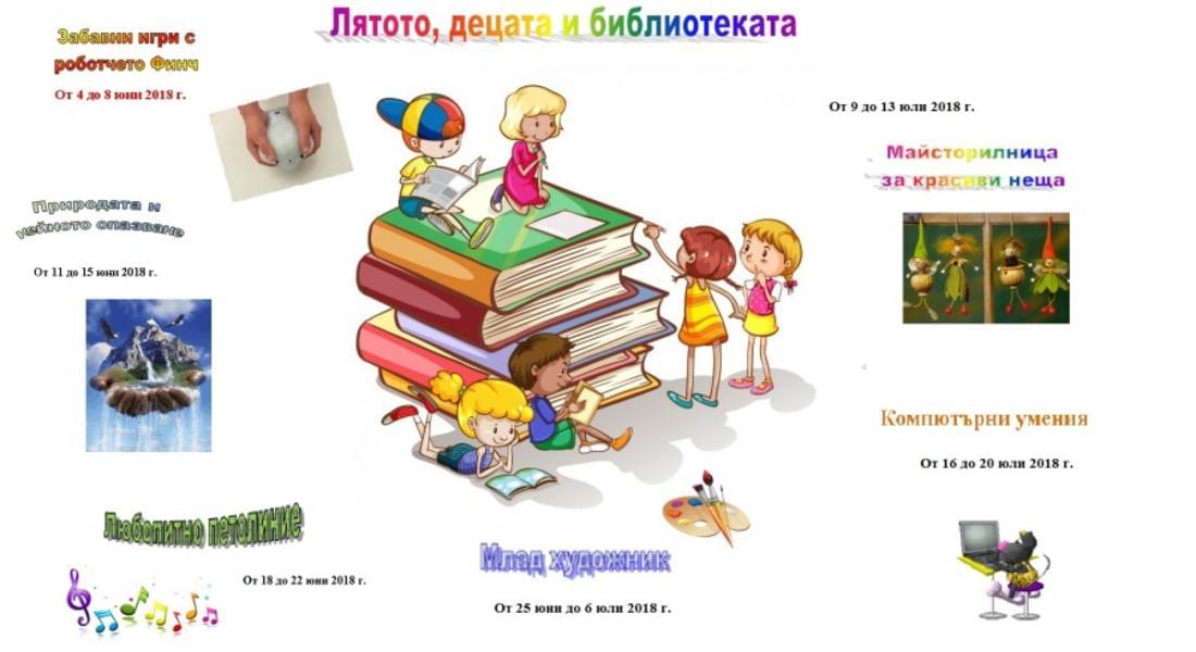   Лятото, децата и библиотеката