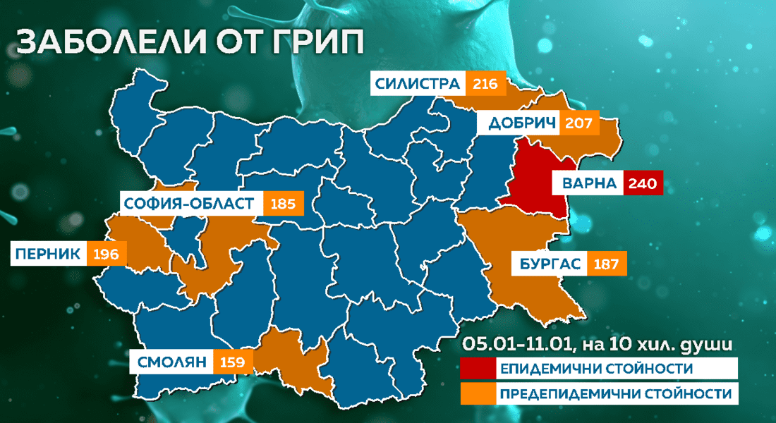 Смолян в предепидемична обстановка, пикът на грипа в страната се очаква до края на месеца