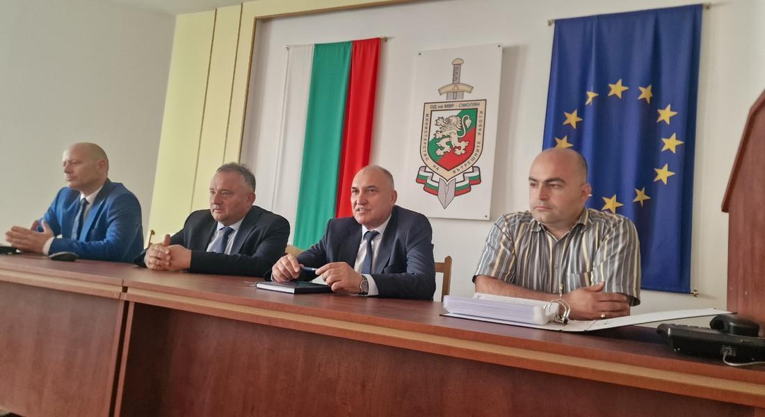 Служителите на ОДМВР – Смолян бяха отличени по повод предстоящия професионален празник на МВР