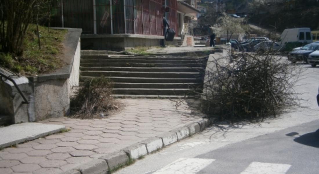 Продължава разчистването и извозването на дървета и клони в община Мадан