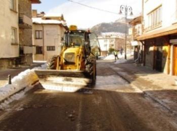 В Смолянска област пътищата са опесъчени и обработени срещу заледяване