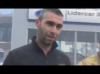  28-годишният Ивайло Гаджуров извади кръста от река Черна
