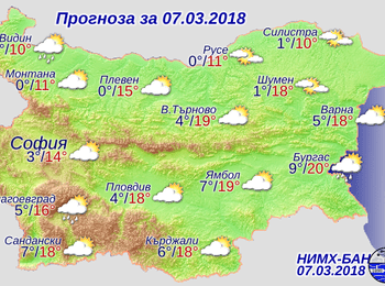 Зимата си отива, температурите тръгват нагоре