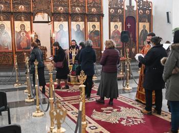 Архиерейската света Литургия в Неделята  на  св. Йоан Лествичник отслужи епископ Висарион