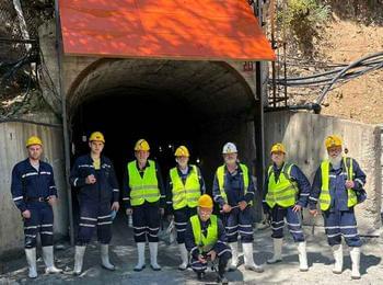 Минералози от университет в Германия посетиха мините в Мадан