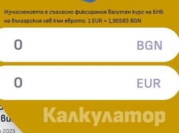 Активен е онлайн калкулатор на официалния сайт за еврото