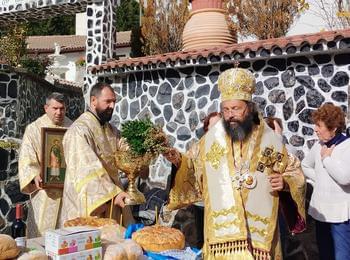 Епископ Висарион възглави архиерейска св. Литургия в  храм „Свв. Козма и Дамян” на манастира „Св.вмчк Пантелеймон” край Пампорово