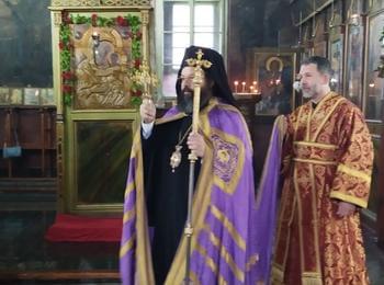 Смолянският епископ Висарион възглави архиерейска св. Литургия в храм „Св.вмчк Теодор Стратилат” – кв. Райково