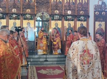 Белоградчишкият епископ Поликарп възглави архиерейска св. Литургия в катедралния храм „Св. Висарион Смоленски”, гр. Смолян