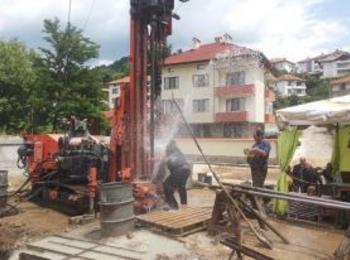 Заря за термалната вода в Неделино